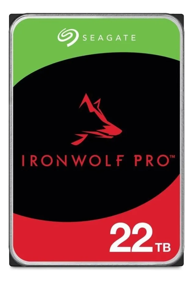 DD SEAGATE NUEVO 22TB 3.5" IROWOLF PRO ST22000NT001 11M DE GARANTIA