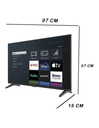 SMART TV QTOUCH QT40W24 40" FHD WIFI NETFLIX 3HDMI 2USB QT40W24 1AÑO DE GARANTIA