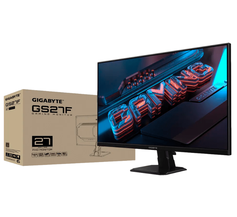 MONITOR GAMER GIGABYTE 27" 1MS CURVO 180HZ FHD HDMI 2 DP 1 20VM0-GS27FCBM-1USR 1 AÑO DE GARANTIA
