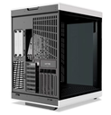 GABINETE HYTE Y70 TOUCH INFINITE EATX S/FUENTE CRISTAL NEGRO/BLANCO CS-HYTE-Y70TI-WB 11M DE GARANTIA