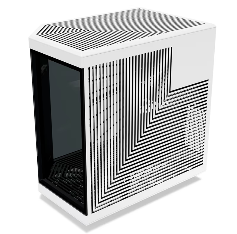 GABINETE HYTE Y70 TOUCH INFINITE EATX S/FUENTE CRISTAL NEGRO/BLANCO CS-HYTE-Y70TI-WB 11M DE GARANTIA