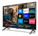 SMART TV AOC 40" FULL HD LCD ROKU TV 3HDMI USB WIFI ETH 40S5045 11M DE GARANTIA