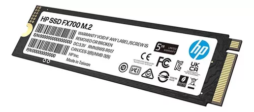 SSD HP FX700 4TB M.2 PCIEX 7200 MB/s 8U2N7AA 12M DE GARANTIA