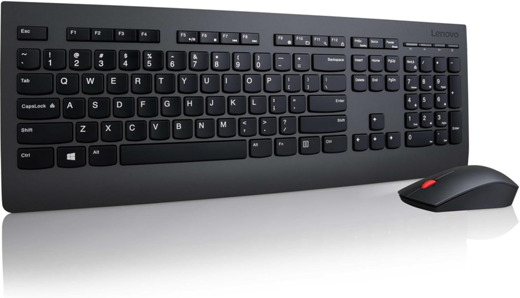 KIT TECLADO Y MOUSE LENOVO MA203W TEC/ESP INALAMBRICO USB NEGRO 4X31N50731 GARANTIA CON FABRICANTE