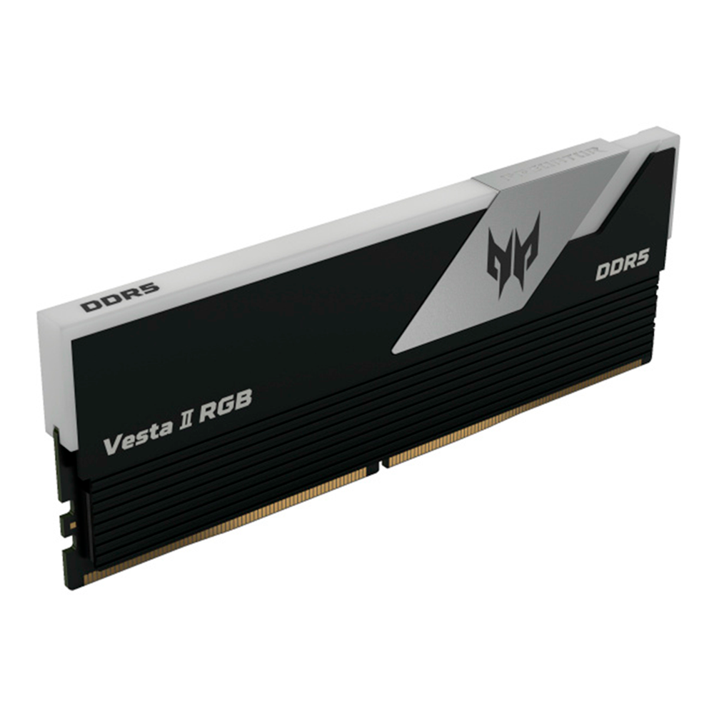 RAM ACER PREDATOR VESTA II DDR5 64GB 2X16 6000MH RGB NEGRO BL.9BWWR.381 12M DE GARANTIA