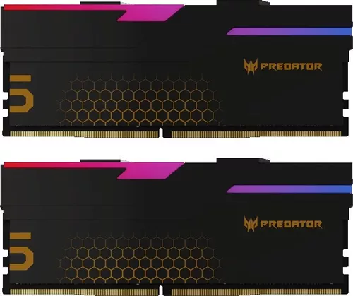 RAM ACER PREDATOR HERMES DDR5 32GB 2X16 7200MH RGB NEGRO BL.9BWWR.406 12M DE GARANTIA