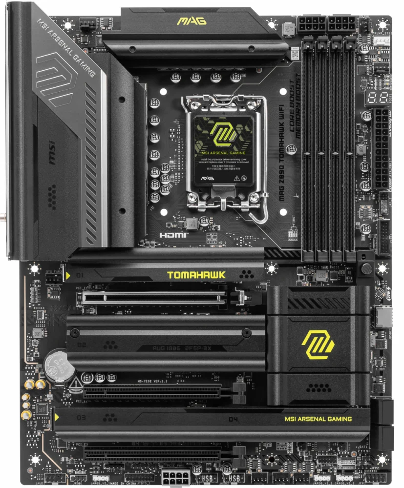 MB MSI Z890 TOMAHAWK WIFI 15VA DDR5 256GB ATX LGA1851 HDMI DP USB-C THUNDERBOLT4 MAG Z890 TOMAHAWK WIFI 12M DE GARANTIA