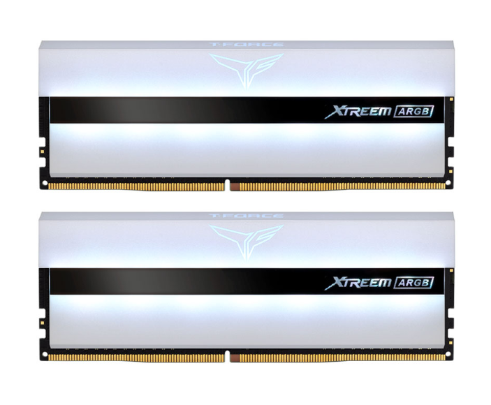 RAM TEAMGROUP T-FORCE XTREEM DDR4 32GB 3600 2X16 ARGB BLANCO TF13D432G3600HC18JDC01 1AÑO DE GARANTIA