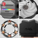 ENFRIAMIENTO MSI M240 ARGB NEGRO LGA1700/AM5 MAG CORELIQUID M240 12M DE GARANTIA