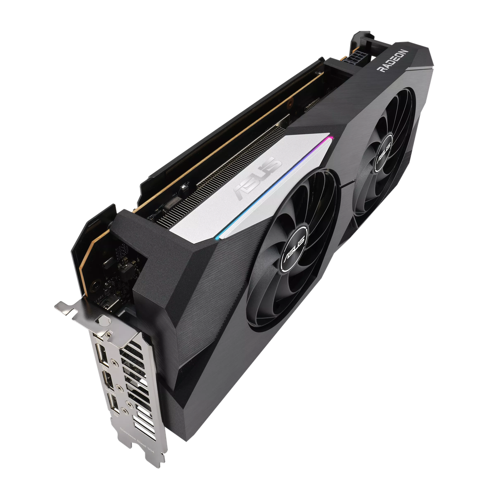 TVIDEO ASUS RX 6750XT DUAL RADEON OC 12GB DDR6 DUAL-RX6750XT-O12G 1AÑO DE GARANTIA