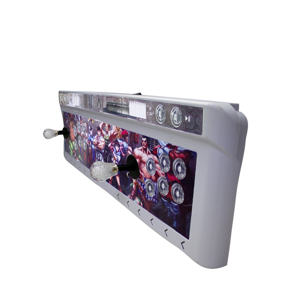 CONSOLA TABLERO AION 2P S2 TEAM STREET FIGTHER CON 6600 JUEGOS ARCADE MULTIJUGADOR HDMI WIFI 3M DE GARANTIA