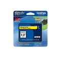 CINTA BROTHER LAMINADA  TZE-631 NEGRO EN AMARILLO 12MMM X 8M SIN GARANTIA
