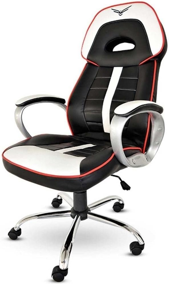 SILLA NACEB WARHAMMER NEGRO/BLANCO NA-0910 GARANTIA CON FABRICANTE