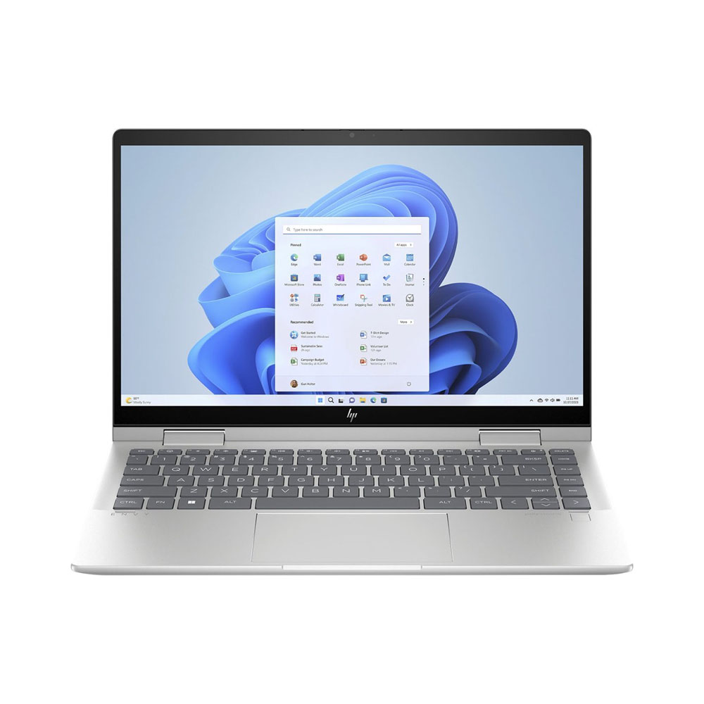 LAPTOP HP ENVY CORE I7 150U 512GB SSD 16GB DDR4 14" TOUCH SCREEN FHD TEC/ING W11H PLATA X360 2 EN 1 9R8R3UA 1AÑO DE GARANTIA