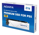 SSD ADATA PREMIUM 1TB M.2 PCIEX PC/PS5 7400MB/5500MB PS5/6400MB/s APSFG-1T-CSUS 11M DE GARANTIA