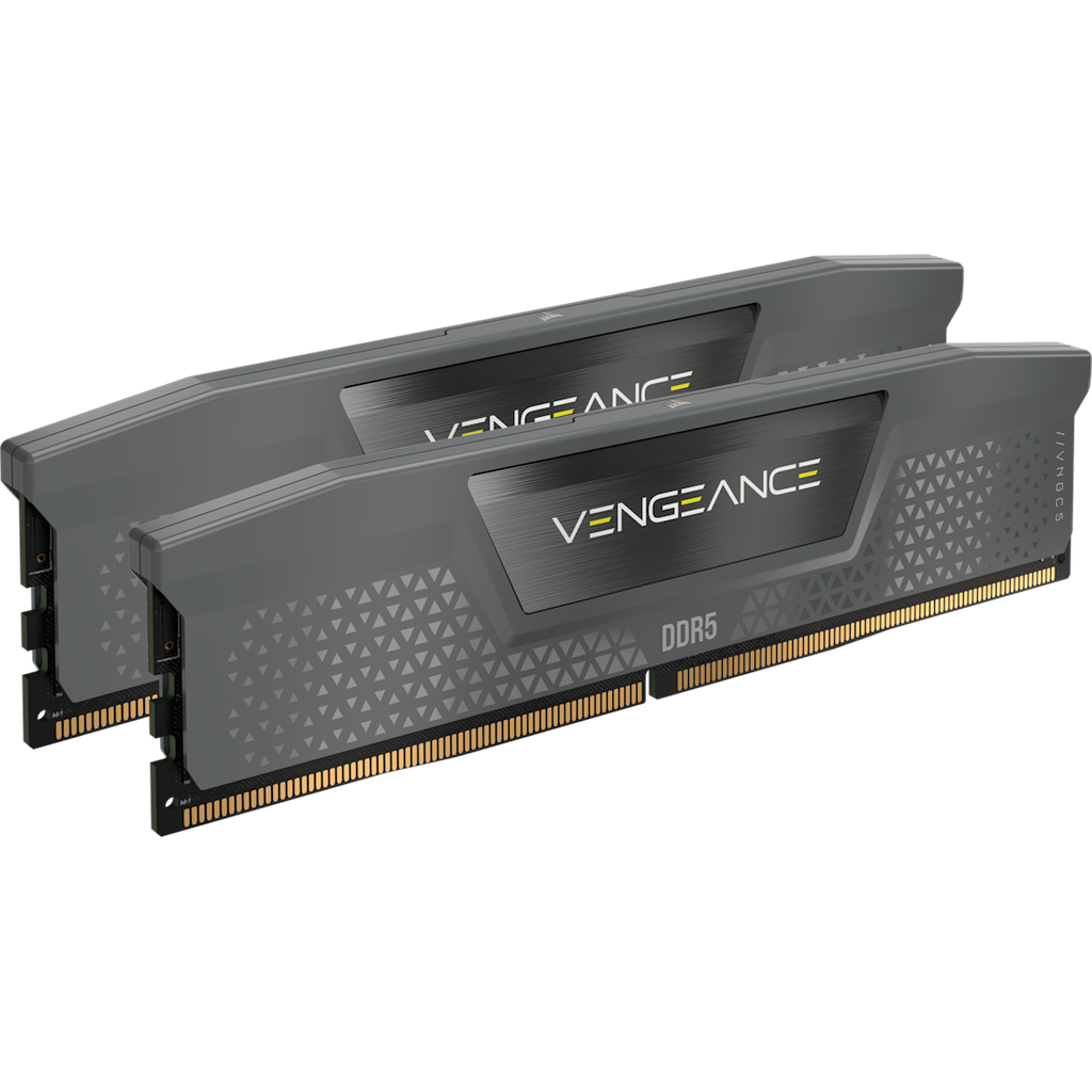 RAM CORSAIR DDR5 VENGEANCE 2X32GB 64GB 5200 GRIS CMK64GX5M2B5200Z40 11M DE GARANTIA