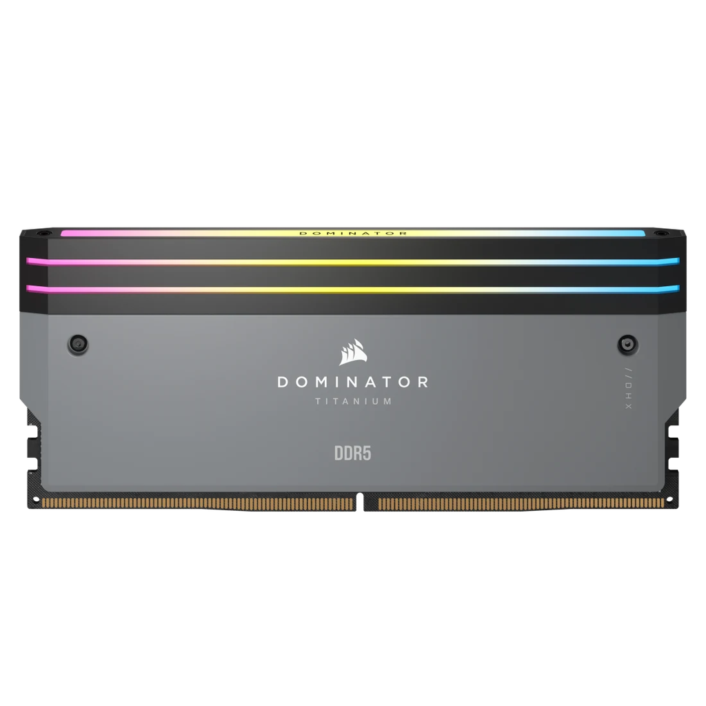 RAM CORSAIR DDR5 DOMINATOR TITANIUM 2X16 32GB 6000 GRIS RGB CMP32GX5M2B6000Z30 11M DE GARANTIA