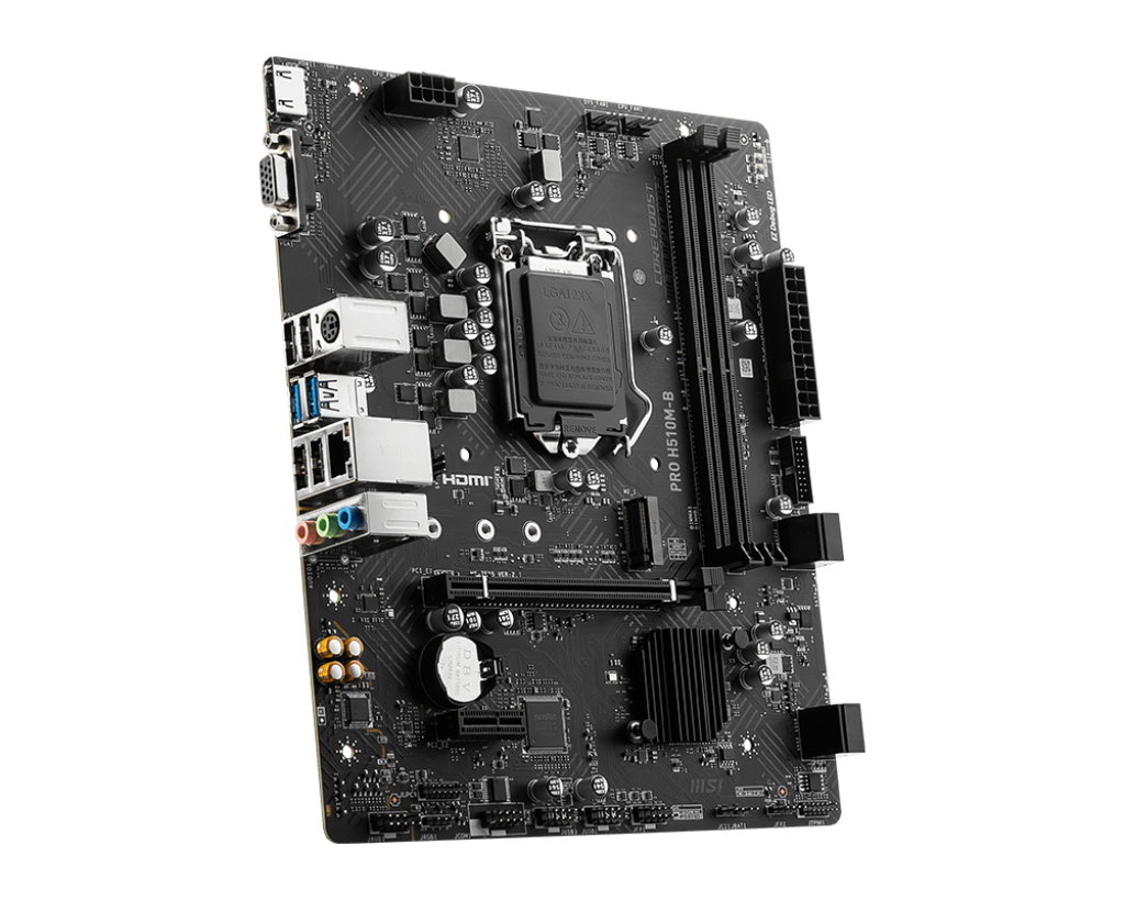 MB MSI PRO H510M-B II INTEL GEN 10 LGA1200 DDR4 64GB M-ATX PRO H510M-B II 12M DE GARANTIA