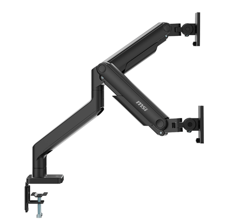 SOPORTE PARA MONITOR MSI 2MONITORES VESA 20KG HASTA 45PULGADAS MAG MT201D 06M DE GARANTIA