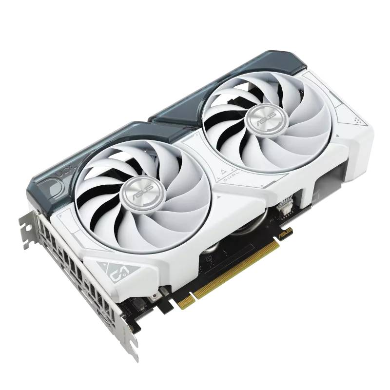 TVIDEO ASUS DUAL GEFORCE RTX4060 EVO EDICION WHITE 8GB GDRR6  4.0 HDMI DP 90YV0JCB-M0AA00 1AÑO DE GARANTIA