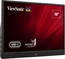 MONITOR VIEWSONIC PORTATIL VA1655 16" IPS FULL HD 7MS 60HZ HDMI USB-C GARANTIA CON FABRICANTE