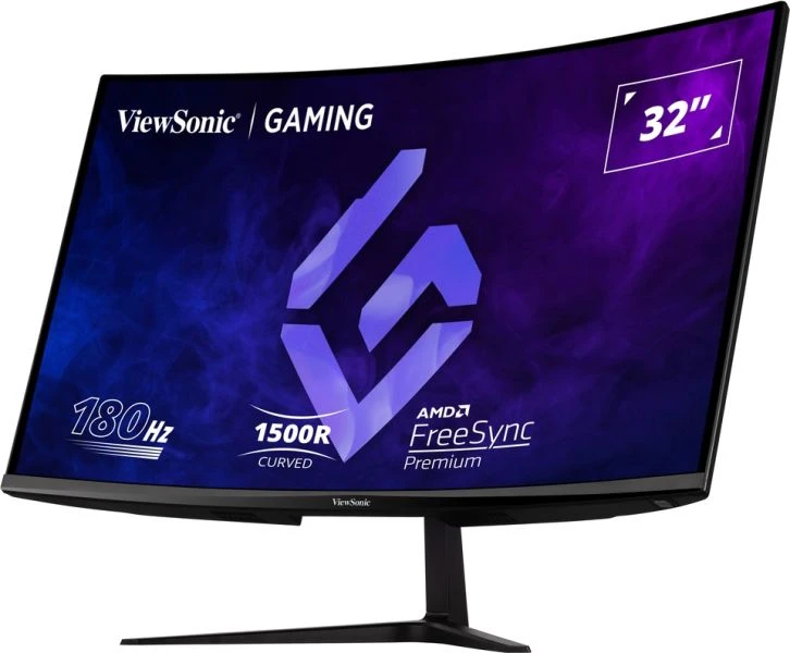 MONITOR VIEWSONIC 32" VX3218-PC-MHD CURVO FULL HD 1MS 165HZ HDMI DP GARANTIA CON FABRICANTE