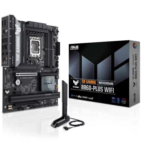 MB ASUS TUF GAMING B860-PLUS WIFI DDR5 1851 HDMI DP 90MB1JL0-M0EAY0 1AÑO DE GARANTIA