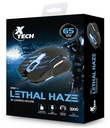 MOUSE GAMER XTECH XTM-610 LETHAL HAZE ILUMINACION/VERDE/ROJO/AZUL/MORADO USB 3200DPI NEGRO 6M DE GARANTIA