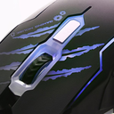 MOUSE GAMER XTECH XTM-610 LETHAL HAZE ILUMINACION/VERDE/ROJO/AZUL/MORADO USB 3200DPI NEGRO 6M DE GARANTIA