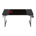ESCRITORIO GAMER BALAM RUSH ERGONÓMICO OLYMPUS SPOT GLOW MRX6000 NEGRO ESTRUCTURA Z 140X60CM SOPORTA HASTA 100 KG BR-941396 06M DE GARANTIA