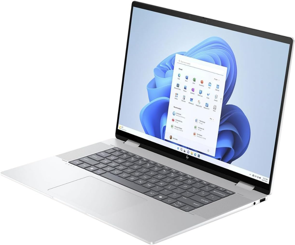 LAPTOP HP ENVY CORE ULTRA 7 155U 1TB SSD 16GB DDR5 16" TOUCH SCREEN WUXGA TEC/ING W11H PLATA X360 2 EN 1 16-ac0023dx 9S1R6UA 1AÑO DE GARANTIA