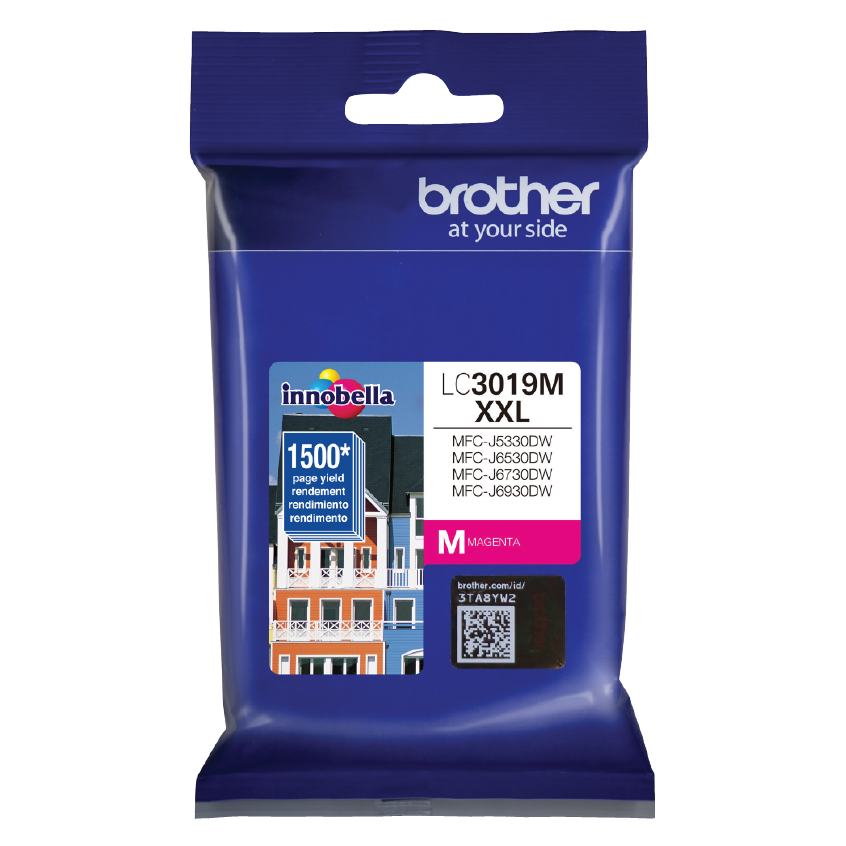 CARTUCHO BROTHER LC3019M  MAGENTA 1500 PAGINAS SINM GARANTIA