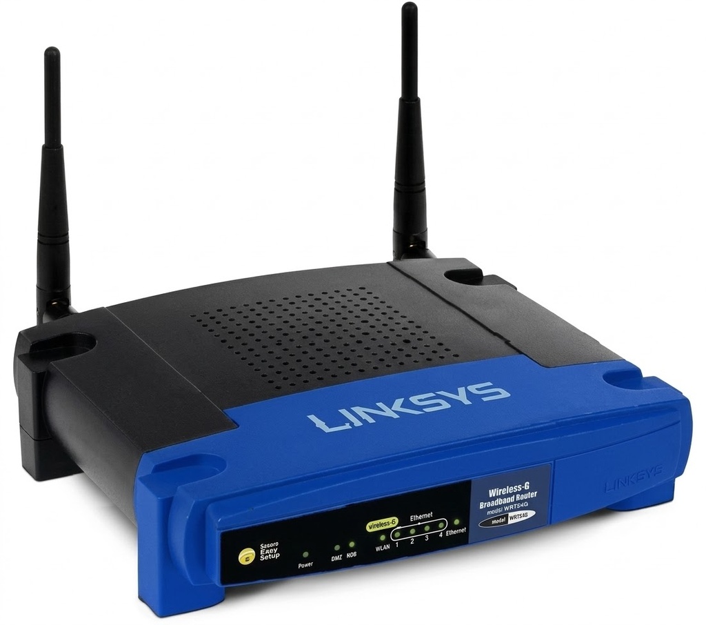 ROUTER LINKSYS WRT54GL 54MBPS 2.4GHZ WRT54GL 3M DE GARANTIA