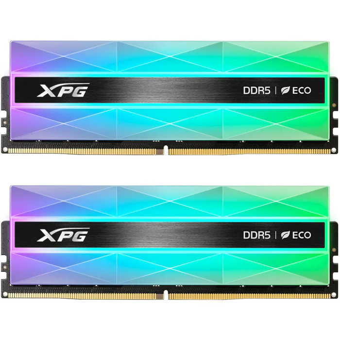 RAM ADATA LANCER NEON DDR5 32GB(2X16) 8000 NEGRO RGB AX5U8000C3816G-DCLANRSG 11M DE GARANTIA