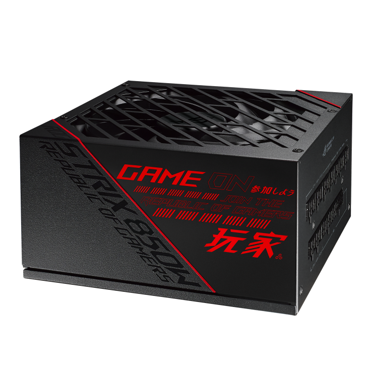 FUENTE ASUS ROG STRIX 850G 850WPLUS GOLD AURA  GAMING ARGB ATX 90YE00A3-BMAA00 1AÑO DE GARANTIA