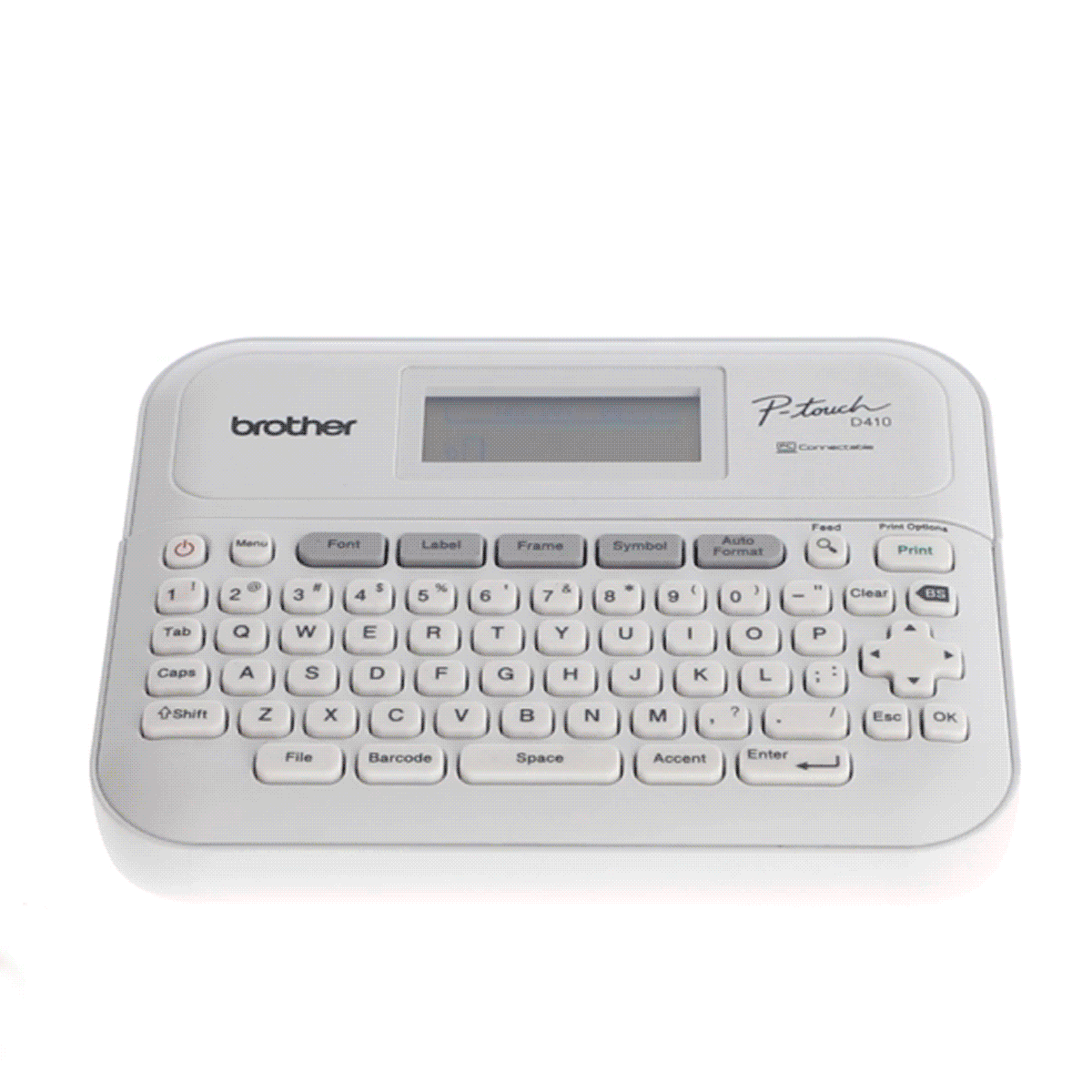 ROTULADOR ELECTRONICO BROTHER PT-D410 TRANSFERENCIA TERMICA TECLADO QWERTY 18MM LCD COLOR GARANTIA DIRECTAMENTE CON EL FABRICANTE