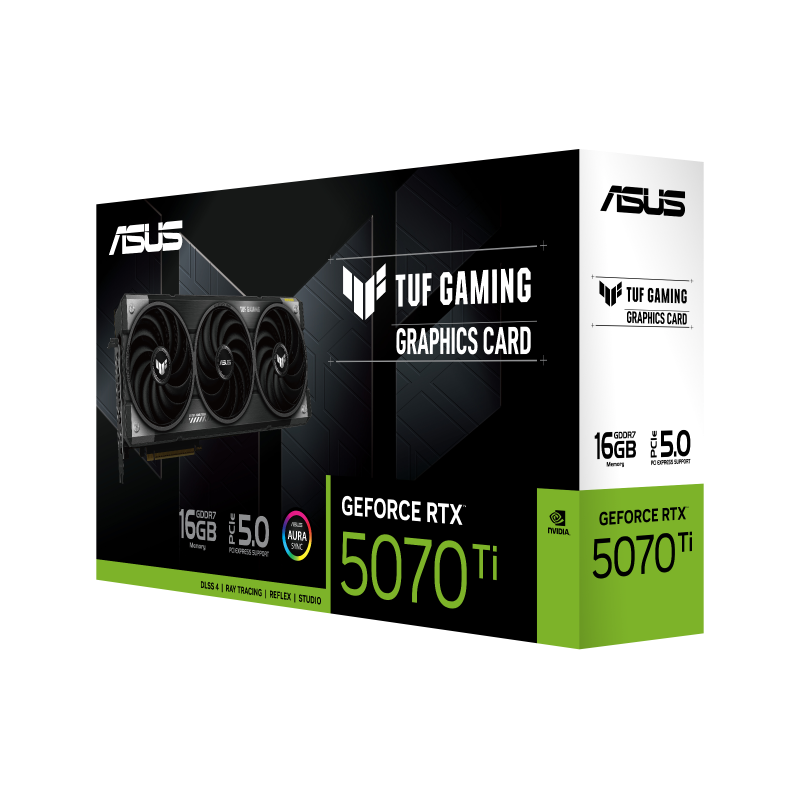 TVIDEO ASUS PRIME RTX5070 TI 16GB GDDR7 HDMI DP PRIME-RTX5070TI-16GB 90YV0MF1-M0AA00 1AÑO DE GARANTIA