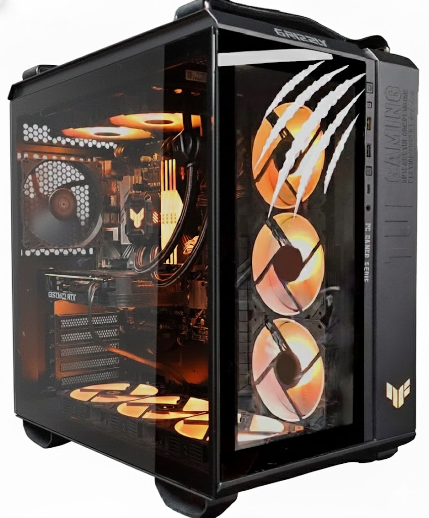 PC GAMER GRIZZLY ASUS EDITION INTEL CORE I7 12700F 4.9GHZ  RTX4060 32GB NVME 1TB WIFI BT PG-INTEL078 1 AÑO DE GARANTIA