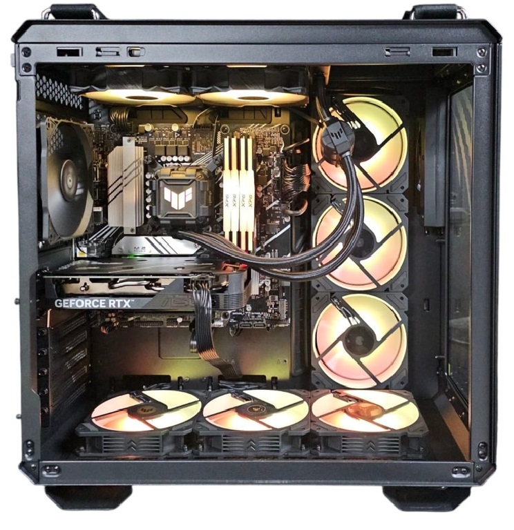 PC GAMER GRIZZLY ASUS EDITION INTEL CORE I7 12700F 4.9GHZ  RTX4060 32GB NVME 1TB WIFI BT PG-INTEL078 1 AÑO DE GARANTIA