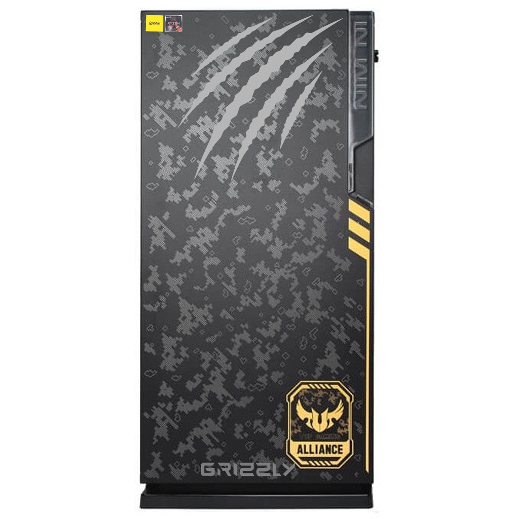 PC GAMER GRIZZLY ASUS EDITION AMD RYZEN 7 5700X 4.6GHZ RTX4060 32GB NVME 1TB WIFI BT PG-AMD066 AÑO DE GARANTIA