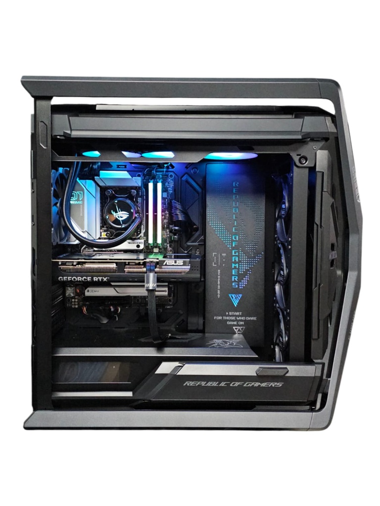 PC GAMER GRIZZLY ASUS EDITION AMD RYZEN 7 9800X3D 5.2GHZ RTX5080 64GB NV3 2TB HDD 4TB WIFI BT PG-AMD065 1AÑO  DE GARANTIA