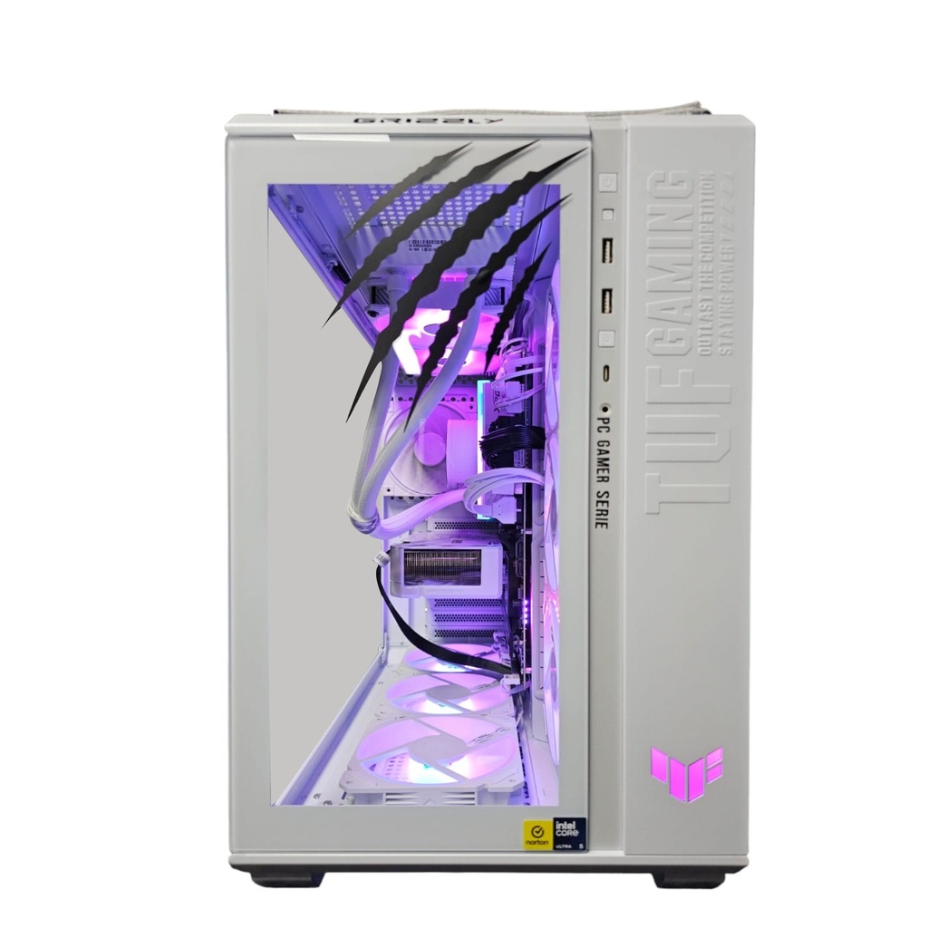 PC GAMER GRIZZLY ASUS EDITION INTEL CORE ULTRA 5 245K 5.2GHZ  RTX4060 NV3 2TB 32GB WIFI BT PG-INTEL079 1 AÑO DE GARANTIA