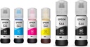KIT TINTA EPSON T544 6PZAS 65ML  3 NEGRO,CYAN, MAGENTA, AMARILLO/L3150/L3110/L5190/L110 SIN GARANTIA