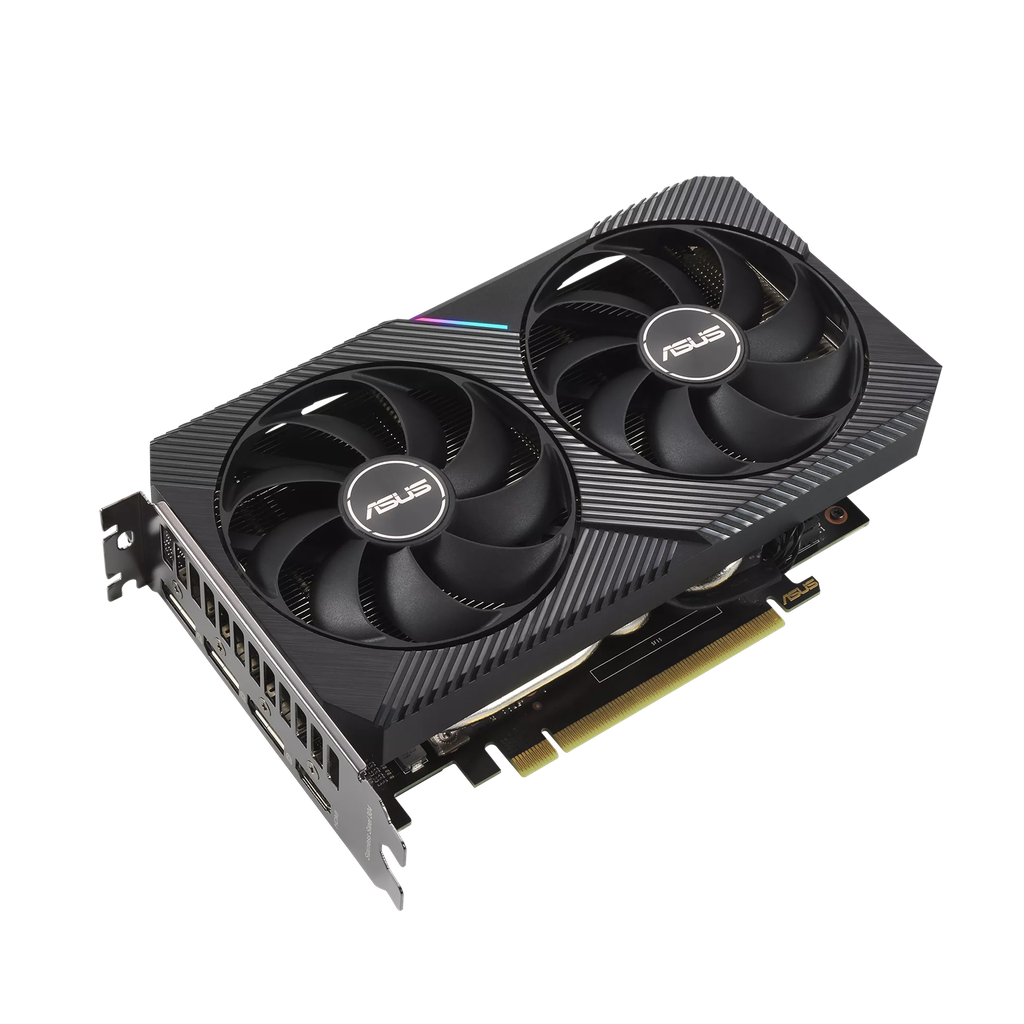 TVIDEO ASUS RTX3060 DUAL OC 12GB DDR6 HDMI DP DUAL-RTX3060-O12G-V2 1 AÑO DE GARANTIA