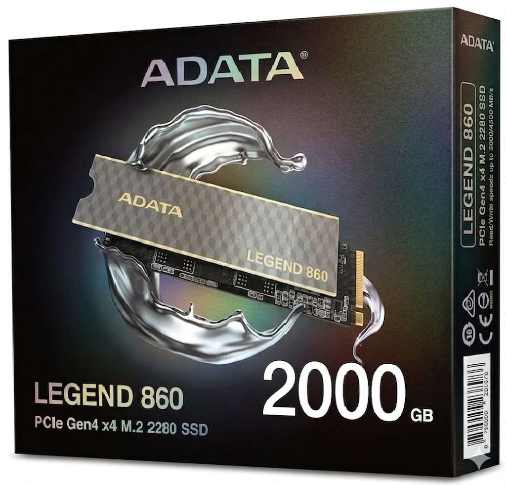 SSD ADATA LEGEND 860 2TB M.2 6000MB/5000MB SLEG-860-2000GCS 11M DE GARANTIA
