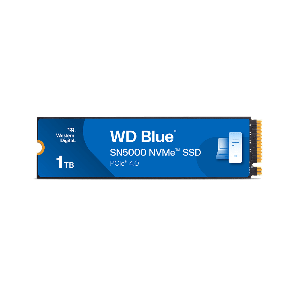 SSD WD BLUE SN5000 NVME 1T PCIE GEN4X4 M2 WDS100T4B0E 1AÑO DE GARANTIA