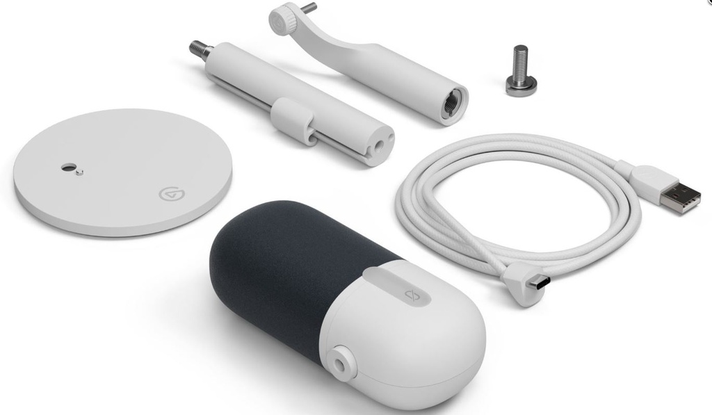 MICROFONO CONDESADOR ELGATO CARCOIDES BLANCO USB 10MAI9901 11M DE GARANTIA