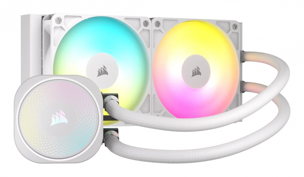 ENFRIAMIENTO CORSAIR NAUTILUS 240 RS ARGB WHITE LGA 1851 AM5 CW-9060094-WW 11M DE GARANTIA