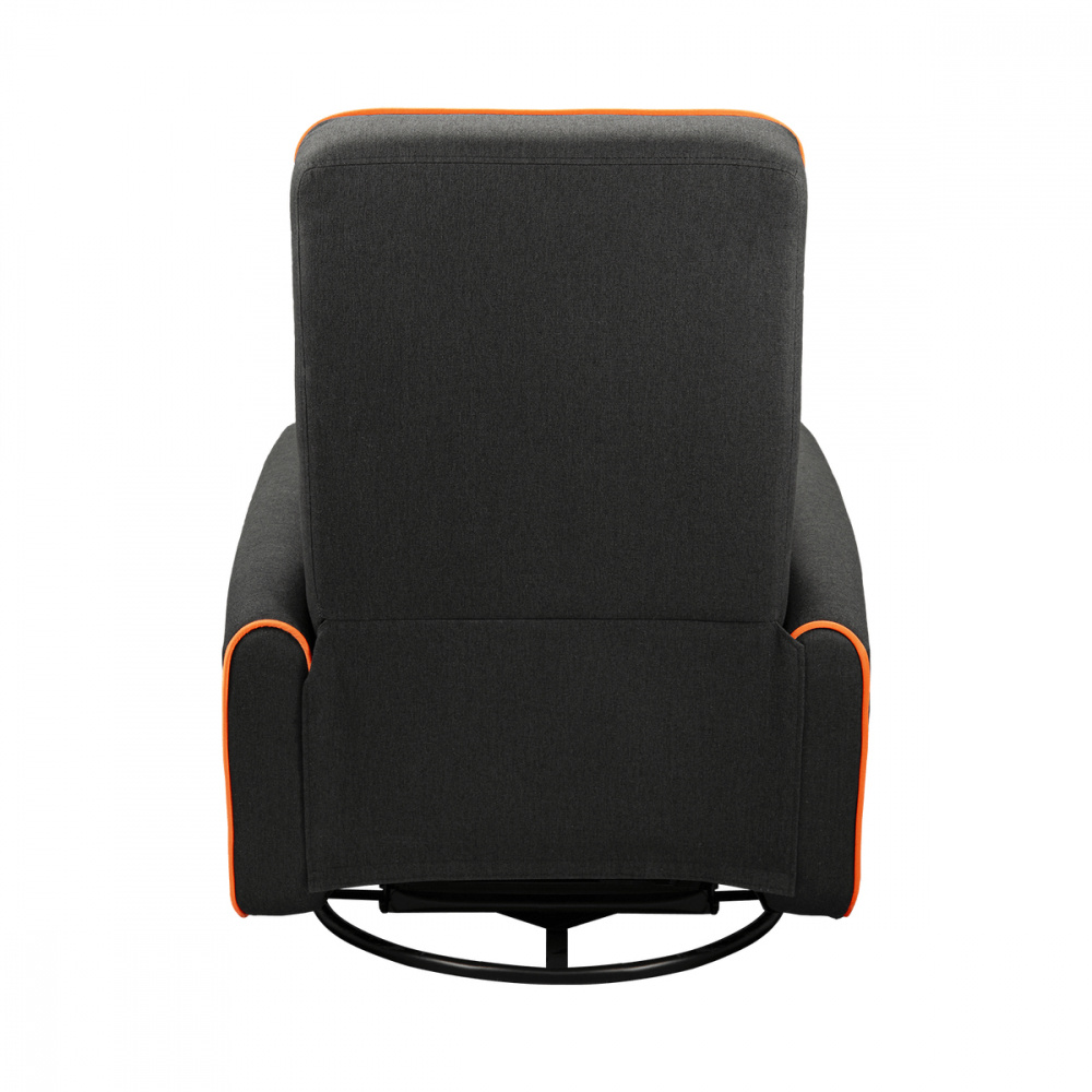 SILLON COUGAR FIDOM BLACK/ORANGE RECLINABLE GIRATORIO 3MFDFORB.0001 11M DE GARANTIA