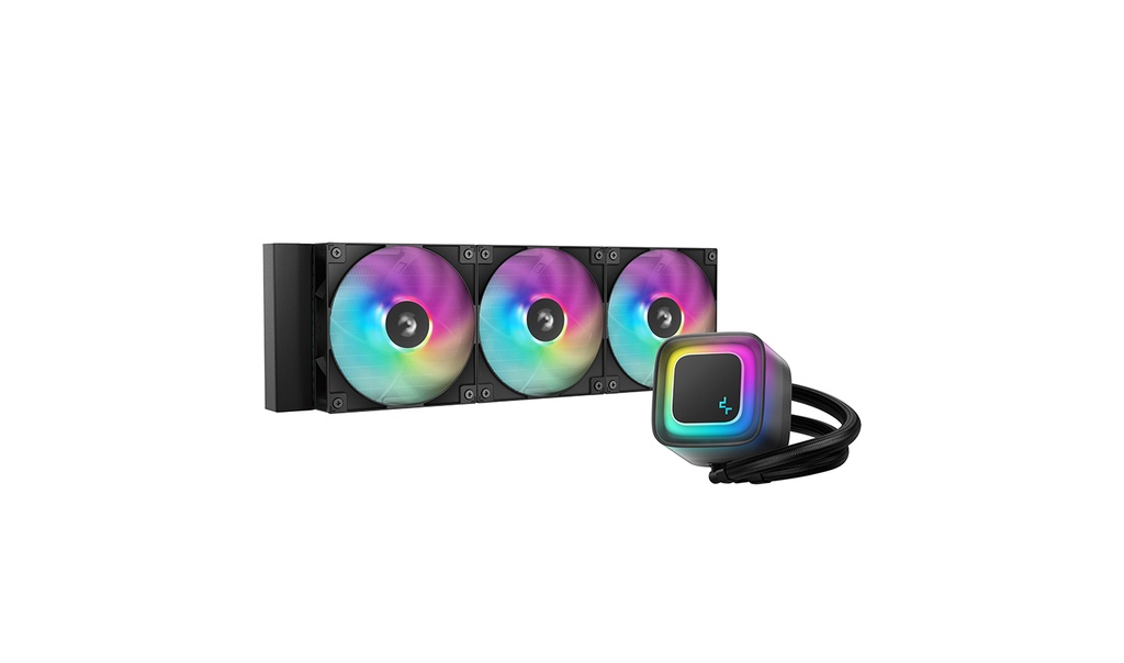 ENFRIAMIENTO DEEPCOOL LE360 V2 NEGRO ARGB 360MM LGA1700/AM5 R-LE360-BKAMMC-G-2 11M DE GARANTIA